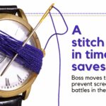 A stitch in time saves nine