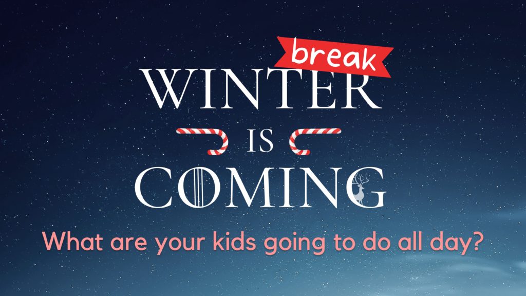 Winter break is coming! What are your kids going to do all day?