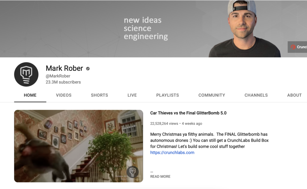 Mark Rober Channel