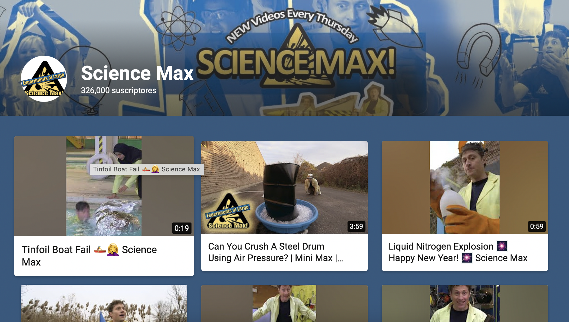 ScienceMax Channel