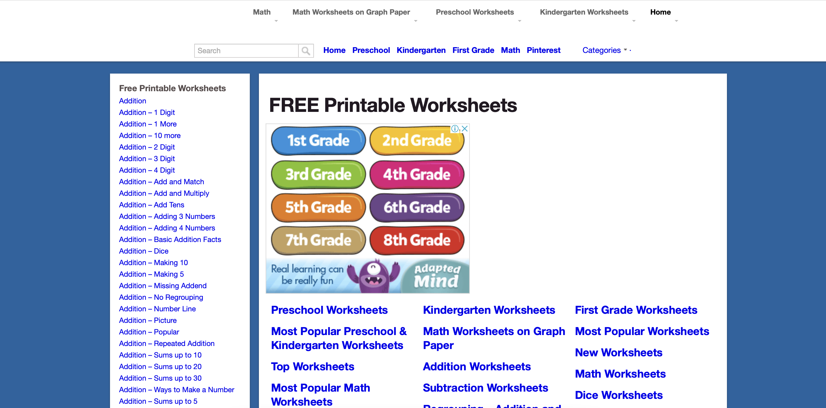 FREE Printable Worksheets