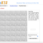 Memory game on NeoK12.com