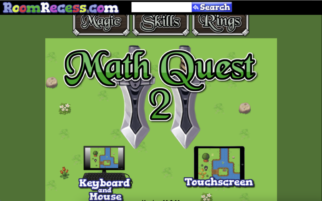 Math Quest 2 on Roomrecess.com