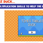 Times Tables Duck on Mathplayground.com