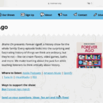 Forever Ago Podcast from BrainsOn.org