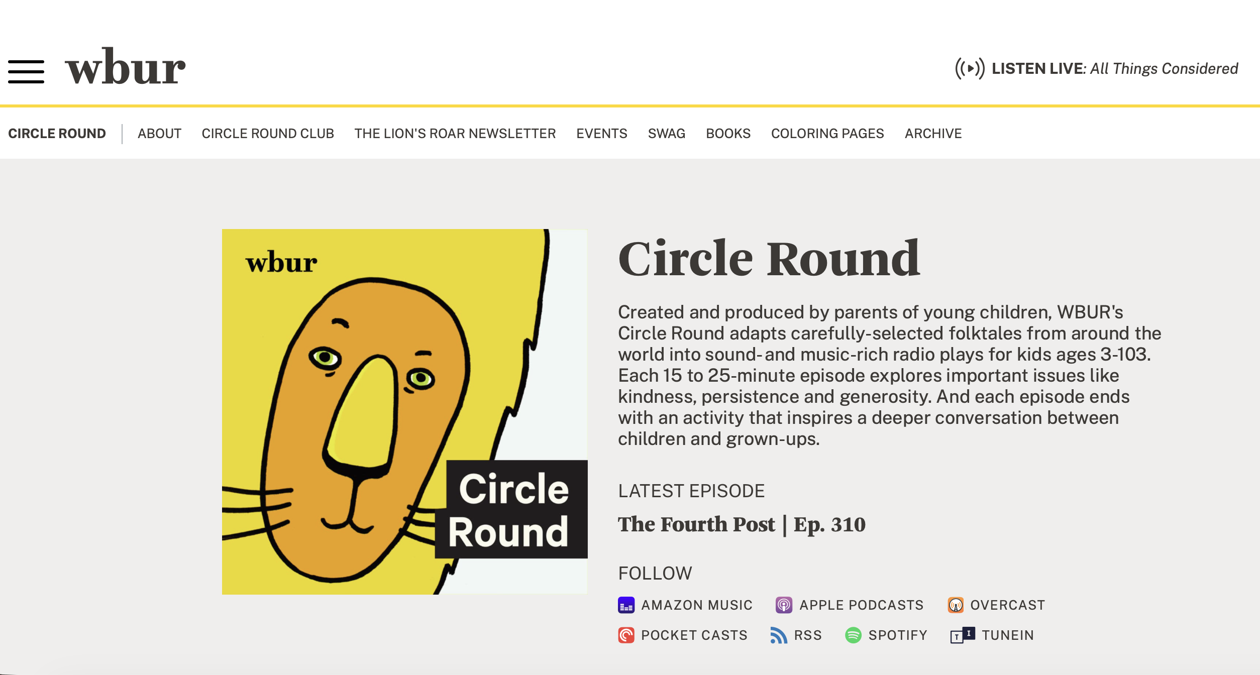 Circle Round Podcast!