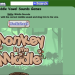 Monkey in the Middle Spelling game
