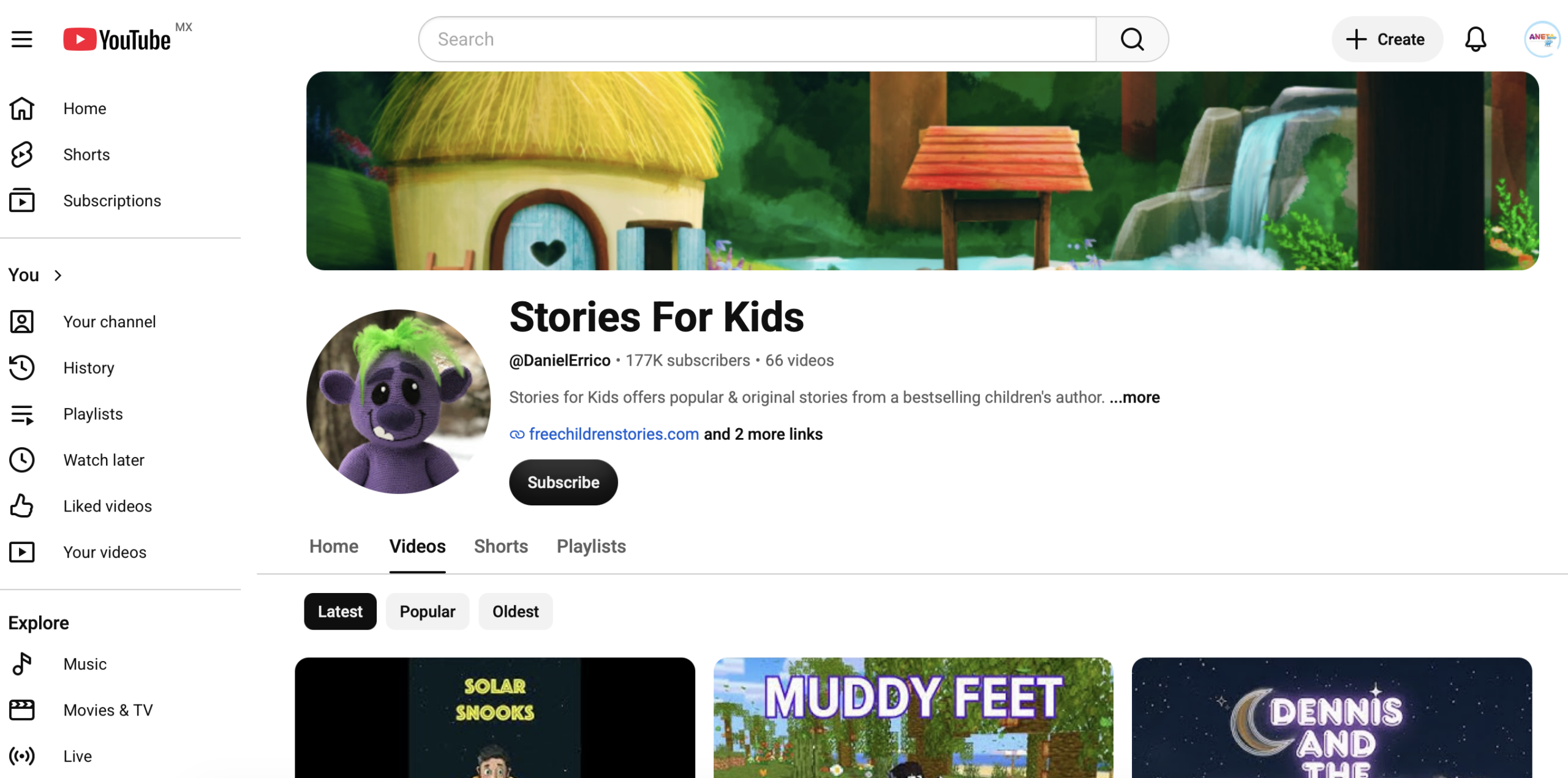 Stories for Kids Channel